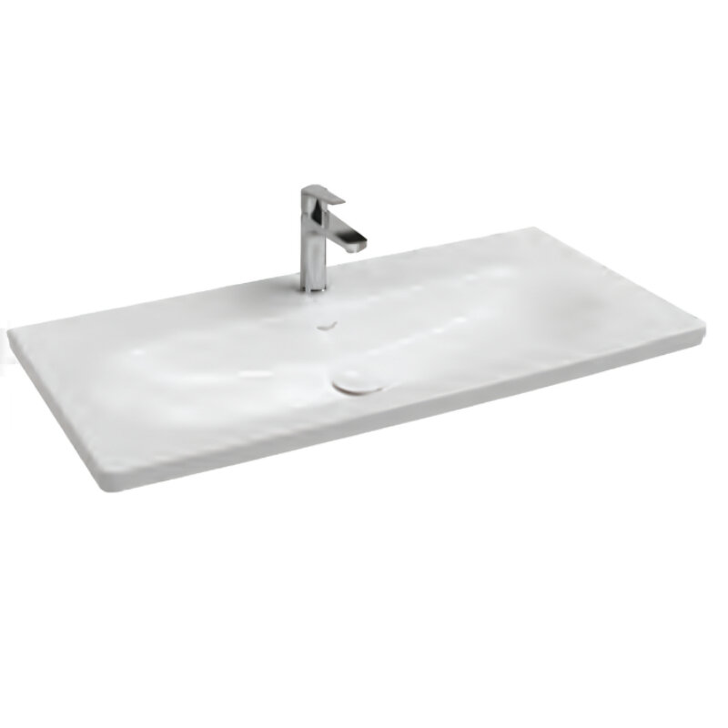 Изображение товара Раковина Isvea SistemaS 10SS50121SV, 120 см, фарфор, цвет белый