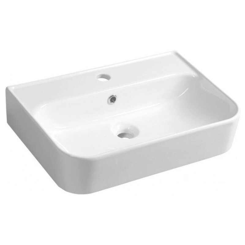 Изображение товара Раковина Isvea SistemaU 55 см белая из фарфора