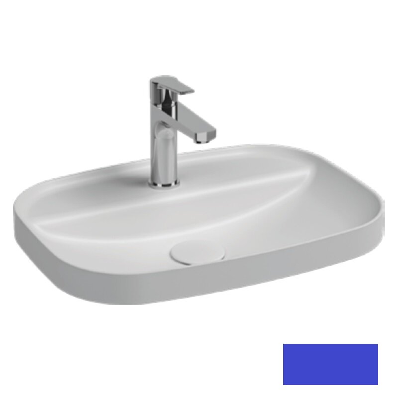 Изображение товара Раковина Isvea Infinity 10NF50055SV-2Z 55 см, фарфор, синий матовый