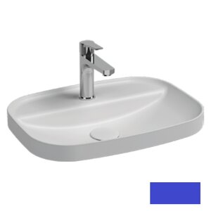 Изображение товара Раковина Isvea Infinity 10NF50055SV-2Z, 55 см, фарфор, цвет синий матовый