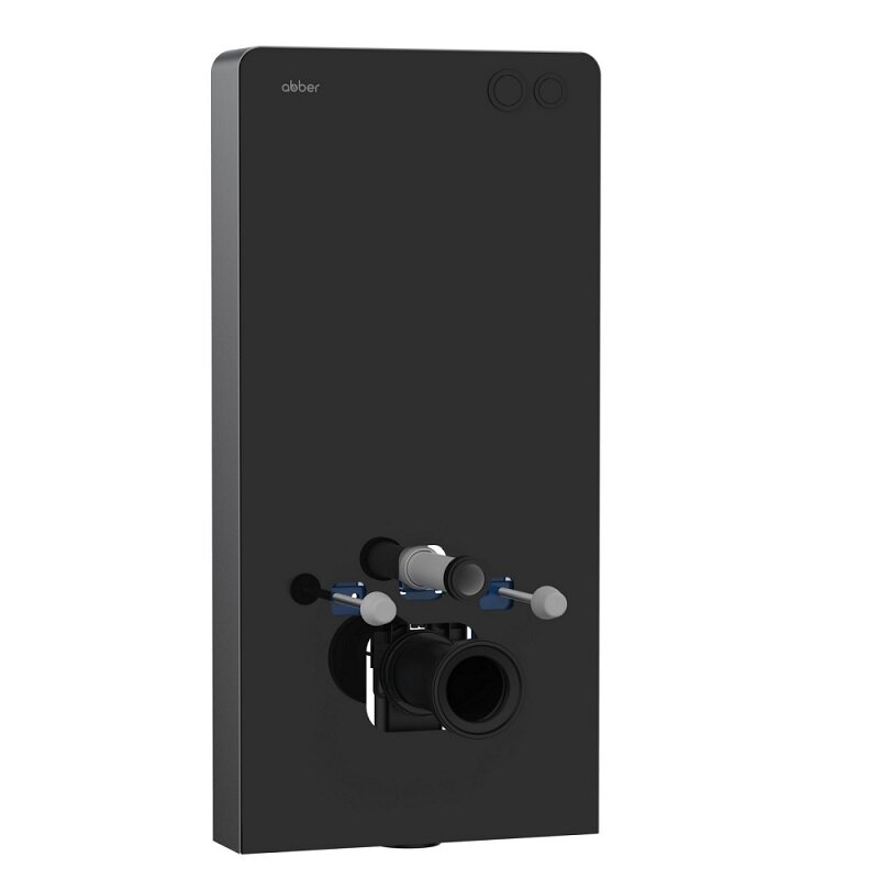Изображение товара Abber AC0107MB - инсталляционный модуль для подвесного унитаза, черный Изображение товара Abber AC0107MB - инсталляционный модуль для подвесного унитаза, черный