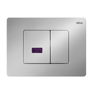 Изображение товара Клавиша смыва Abber AC0122S, сенсорно-механическая, хром глянцевый