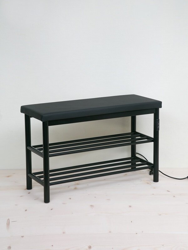 Изображение товара Электросушитель для обуви Тера Прима ПСК-40-02д.ч.ч, черный, напольный, 76x49 см