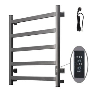 Изображение товара Полотенцесушитель электрический Тругор Пэк сп 20, ПЭКсп20кв/6050ор_стВГП, ширина 50 см, высота 60 см, диммер справа, оружейная сталь