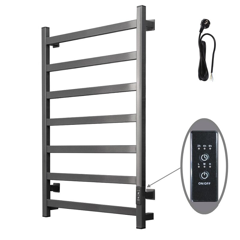 Изображение товара Электрический полотенцесушитель Тругор Пэк сп 20, оружейная сталь, 50x80 см