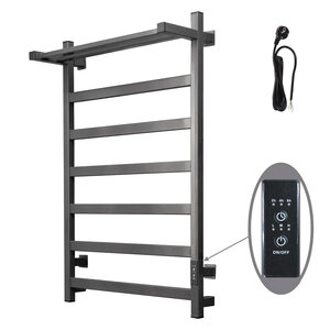 Изображение товара Полотенцесушитель электрический Тругор Пэк сп 20, ПЭКсп20квП/8050ор_стВГП, ширина 50 см, высота 80 см, диммер справа, с полкой, оружейная сталь