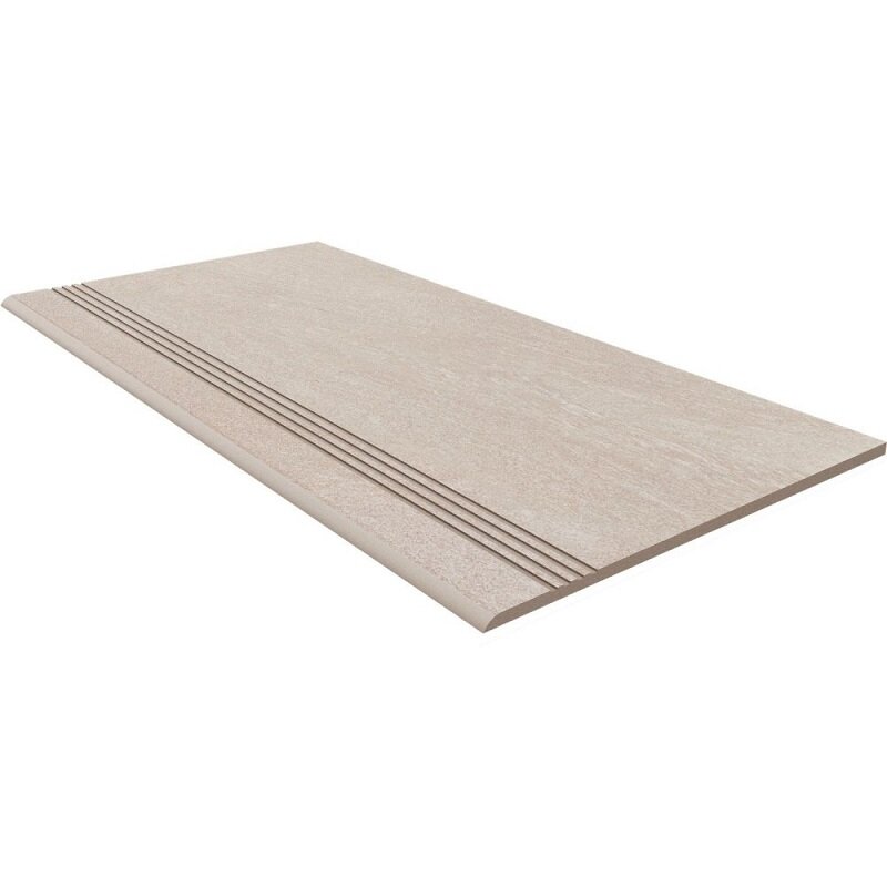 Изображение товара Ступень, керамогранит Estima Tramontana TN00 67369, 30х60 см, с насечками, ivory Изображение товара Ступень, керамогранит Estima Tramontana TN00 67369, 30х60 см, с насечками, ivory