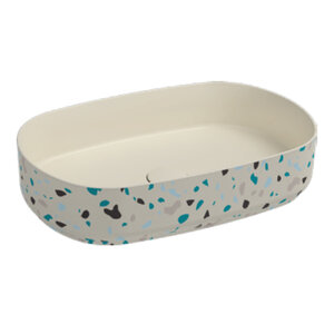 Изображение товара Раковина Isvea Infinity, 55 см, фарфор, цвет слоновая кость матовый, 10NF65055-2K-TRZ