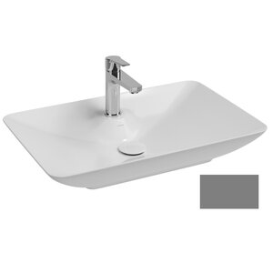 Изображение товара Раковина Isvea SistemaY Clear 10SY50065SV-2C 65 см фарфор антрацит матовый