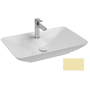 Изображение товара Раковина Isvea SistemaY Clear 10SY50065SV-2K, 65 см, фарфор, цвет слоновая кость матовый