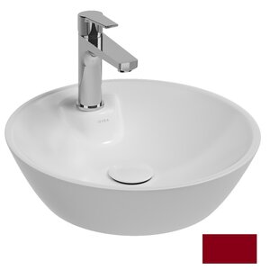 Изображение товара Раковина Isvea SistemaY Soft, 45 см, фарфор, цвет бордовый матовый, 10SY65045-2R