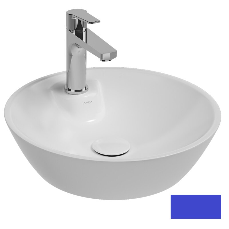 Изображение товара Раковина Isvea SistemaY Soft 10SY65045SV-2Z, 45 см, синий матовый