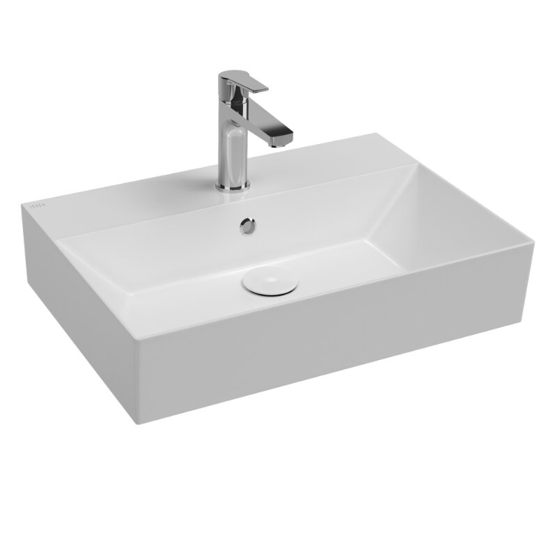 Изображение товара Раковина Isvea SistemaZ Frame 60 см, фарфор, белый матовый