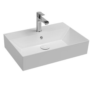 Изображение товара Раковина Isvea SistemaZ Frame, 60 см, фарфор, цвет белый матовый, 10SF50060-2L