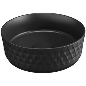 Изображение товара Раковина Isvea Davanti, 35 см, фарфор, цвет черный матовый, 10NF67036-2N