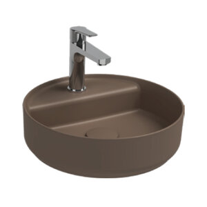 Изображение товара Раковина Isvea Infinity 10NF65042SV 2H 36 см коричневая матовая накладная