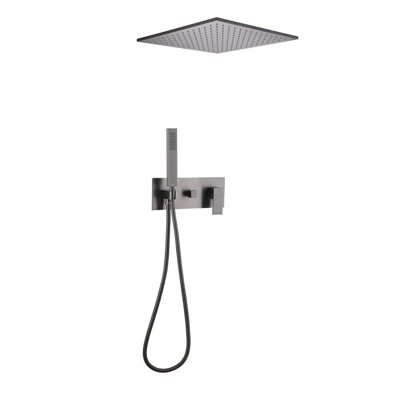 Изображение товара Душевая система Abber Daheim AF8221NG, скрытая, никель, 40см