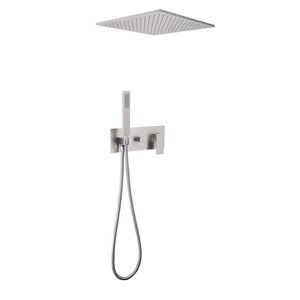 Изображение товара Душевая система Abber Daheim AF8221SP, квадратный верхний душ 40x40 см, сатин