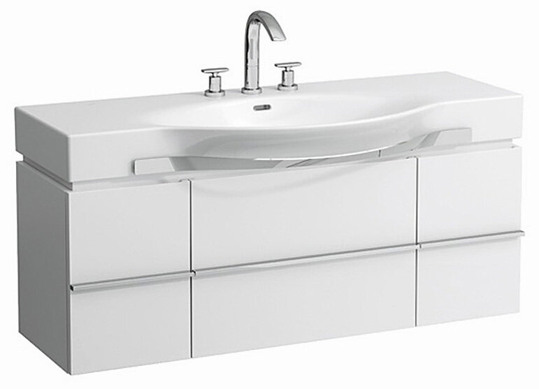 Изображение товара Тумба под раковину Laufen Palace New 4.0130.2.075.475.1, 120 см, белый глянцевый