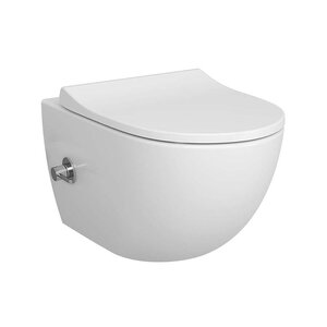 Изображение товара Подвесной унитаз Vitra Sento 4448B003-1684, с функцией биде и смесителем, крышка микролифт, белый