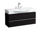 Тумба под раковину Laufen Palace New 4012520755481, антрацитовый дуб, 2 выдвижных ящика - фото 1 Тумба под раковину Laufen Palace New 4012520755481, антрацитовый дуб, 2 выдвижных ящика - фото 1