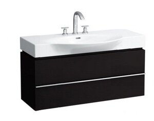 Изображение товара Тумба под раковину Laufen Palace New 4012520755481, антрацитовый дуб, 2 выдвижных ящика