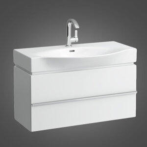 Изображение товара Тумба под раковину Laufen Palace New 4.0125.2.075.475.1, белый глянец, 2 выдвижных ящика