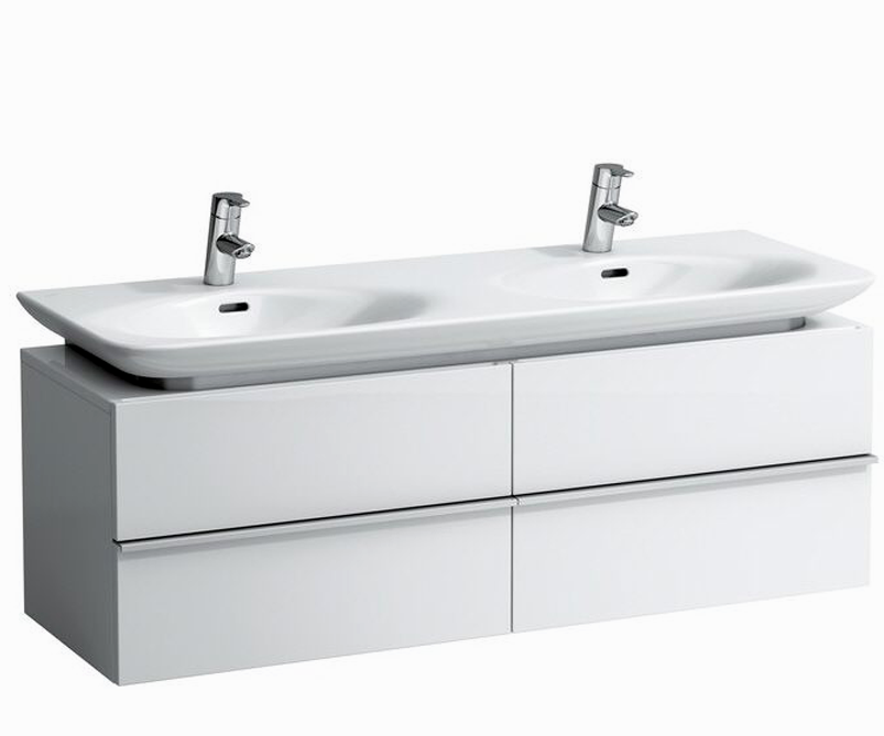 Изображение товара Тумба под раковину Laufen Palace 4.0133.1.075.464.1, 130 см, белая