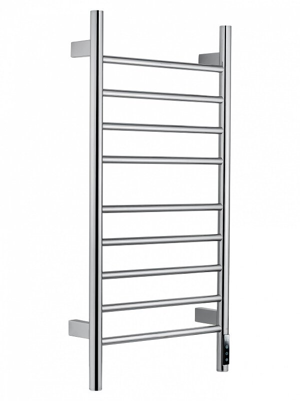 Изображение товара Полотенцесушитель электрический Wonzon & Woghand Bonn WW-AL409-CR, ширина 40 см, высота 90 см, диммер справа, хром