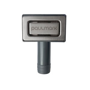 Изображение товара Перелив прямоугольный с логотипом Paulmark PM22-BS, цвет брашированная сталь