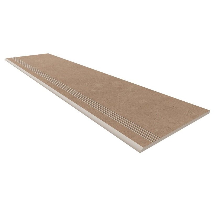 Изображение товара Ступень, керамогранит Estima Profi Gobi GO01 69416, 30 x 120 см, beige Изображение товара Ступень, керамогранит Estima Profi Gobi GO01 69416, 30 x 120 см, beige
