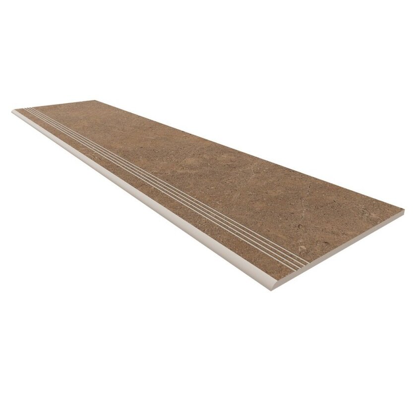 Изображение товара Ступень, керамогранит Estima Profi Gobi GO02 69419, 30 x 120 см, dark beige Изображение товара Ступень, керамогранит Estima Profi Gobi GO02 69419, 30 x 120 см, dark beige