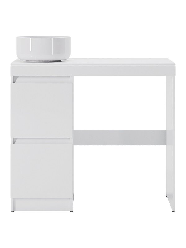 Изображение товара Тумба с раковиной Orange Sistema STM-100TUW+B07-345W 100 см для ванной