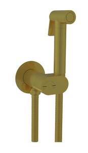 Изображение товара Гигиенический душ RGW Shower Panels SP-213Gb 581408213-06 со смесителем, золото brush