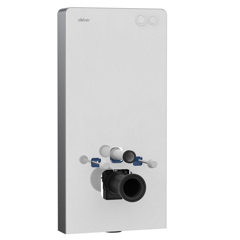 Изображение товара Инсталляционный модуль Abber AC0107MW для подвесного унитаза белый