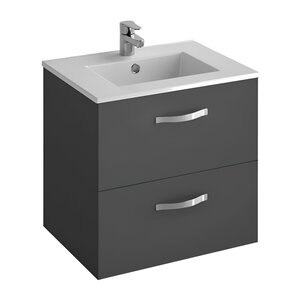 Изображение товара Тумба под раковину Jacob Delafon Ola EB390RU-N14, 60 см, цвет серый антрацит