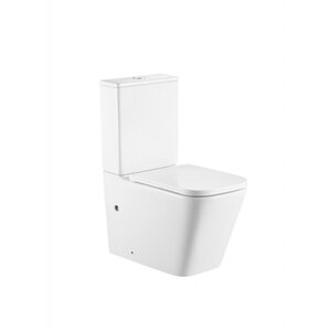 Изображение товара Унитаз-компакт Abber Rechteck AC1210T, безободковый, Торнадо, крышка-сиденье микролифт, белый