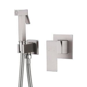 Изображение товара Гигиенический душ Abber Daheim, AF8225SP, со смесителем, PVD покрытие, сатин Изображение товара Гигиенический душ Abber Daheim, AF8225SP, со смесителем, PVD покрытие, сатин