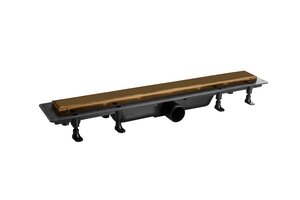 Изображение товара Дренажный канал PlastBrno Design 4 SZH9650 65 см с решеткой под плитку