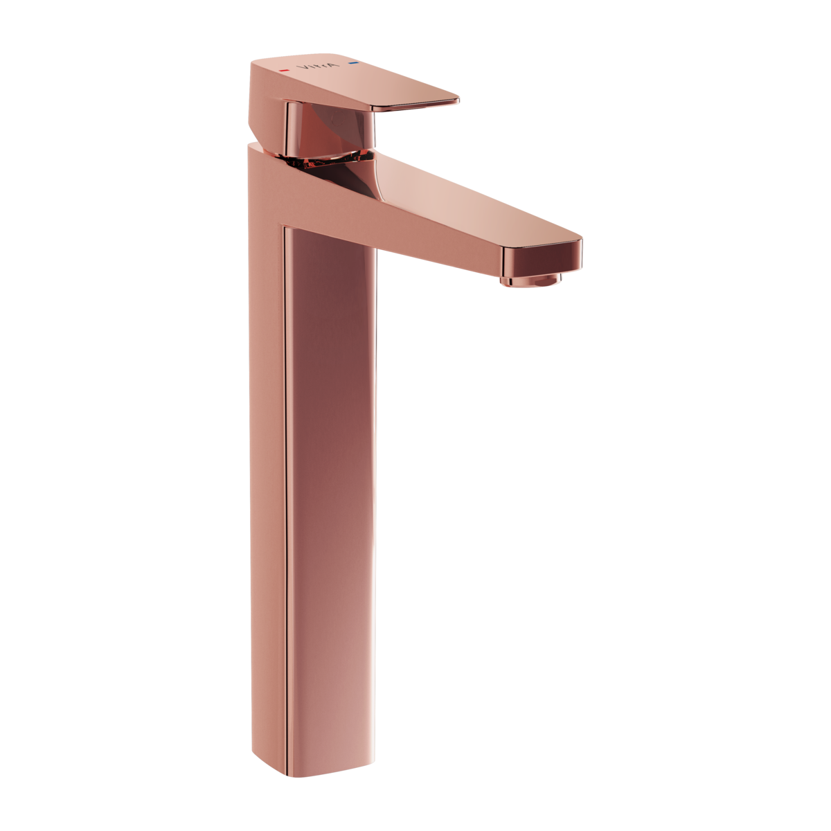 Изображение товара Высокий смеситель для раковины VitrA Root Square из меди, однорычажный