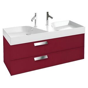 Изображение товара Тумба под раковину Jacob Delafon Rythmik EB1305-R3 120 см малиновый глянец