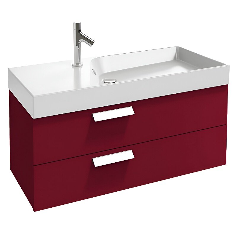 Изображение товара Тумба под раковину Jacob Delafon Rythmik EB1304-R3 100 см малиновый глянцевый