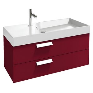 Изображение товара Тумба под раковину Jacob Delafon Rythmik EB1304-R3, 100 см, цвет малиновый глянцевый