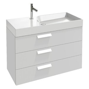 Изображение товара Тумба для раковины Jacob Delafon Rythmik EB1310-G1C, 100 см, цвет белый бриллиант