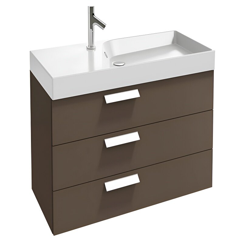 Изображение товара Тумба для раковины Jacob Delafon Rythmik EB1309-G80, 80 см, светло-коричневый подвесной