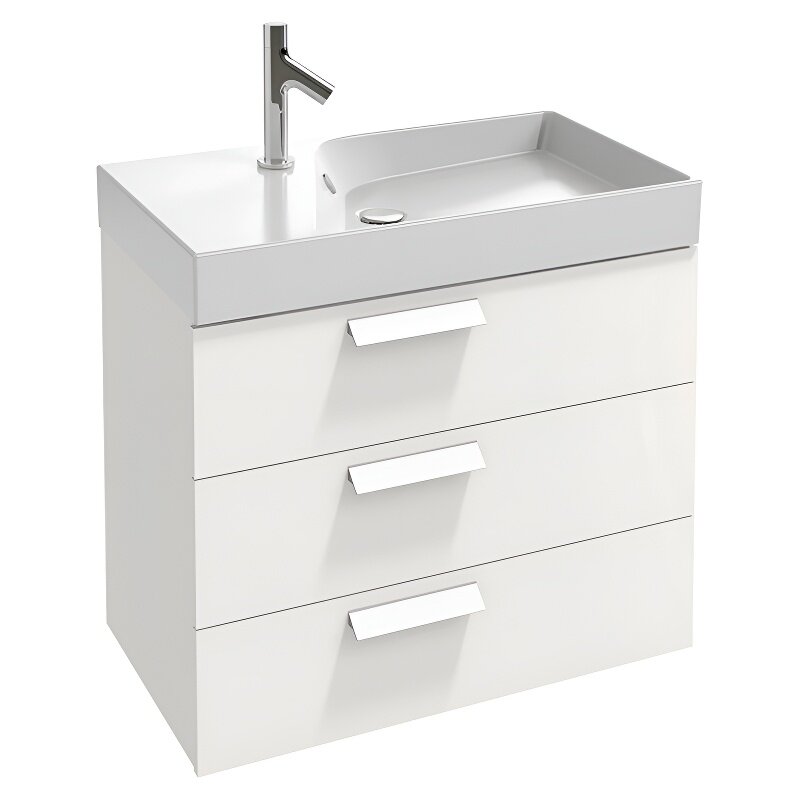 Изображение товара Тумба под раковину Jacob Delafon Rythmik EB1309-G1C, 80 см, цвет белый бриллиант