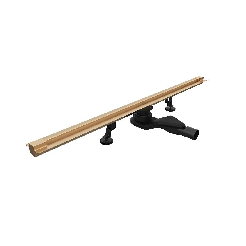 Изображение товара Дренажный канал RGW SDR-50Gb 100 см золото для душа, нержавеющая сталь, Германия