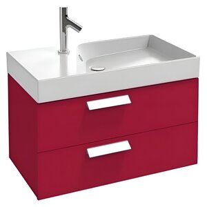 Изображение товара Тумба для раковины Jacob Delafon Rythmik EB1303-R3 80 см малиновый глянец