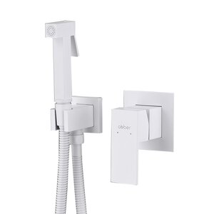 Изображение товара Гигиенический душ Abber Daheim, AF8225W, со смесителем, белый матовый