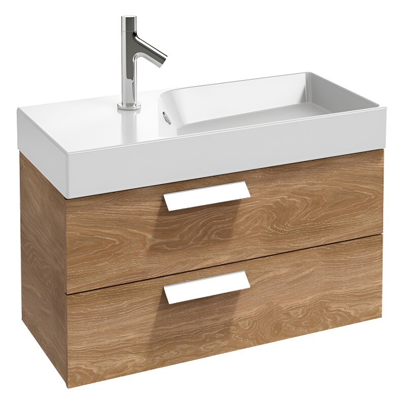 Изображение товара Тумба под раковину Jacob Delafon Rythmik EB1302-E70, 80 см, подвесная, арлингтонгский дуб